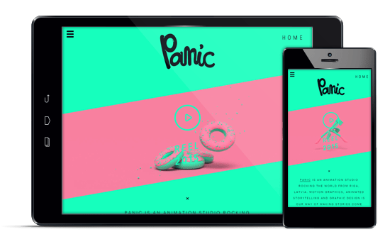 Panic - Diseño web responsive