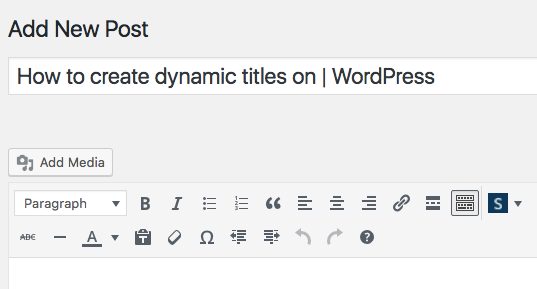 add a separator to title tag